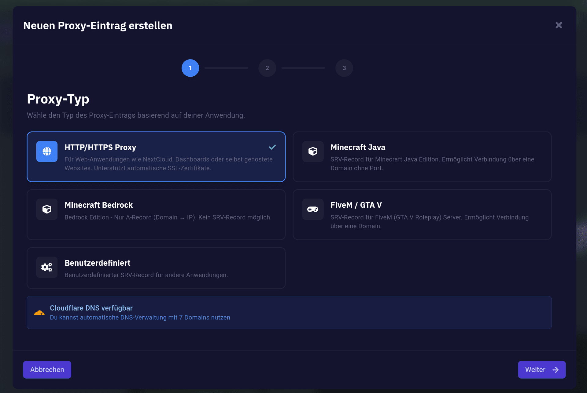 Proxy Manager & Cloudflare