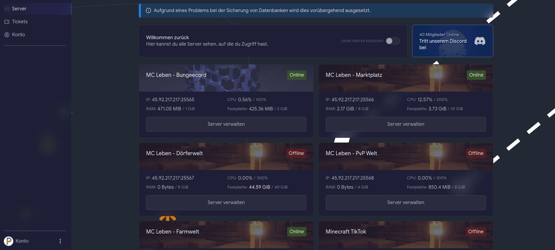 Das erste Redesign